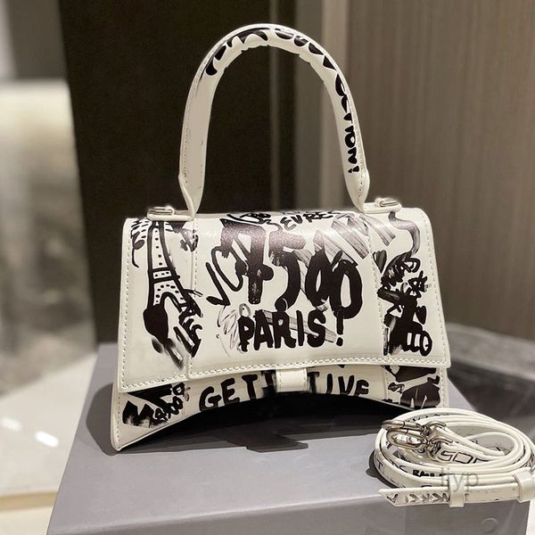 

evening bags handbag women cross body bag shoulder bags tote fashion leather graffiti letter printing metal hardware flap removable strap pu