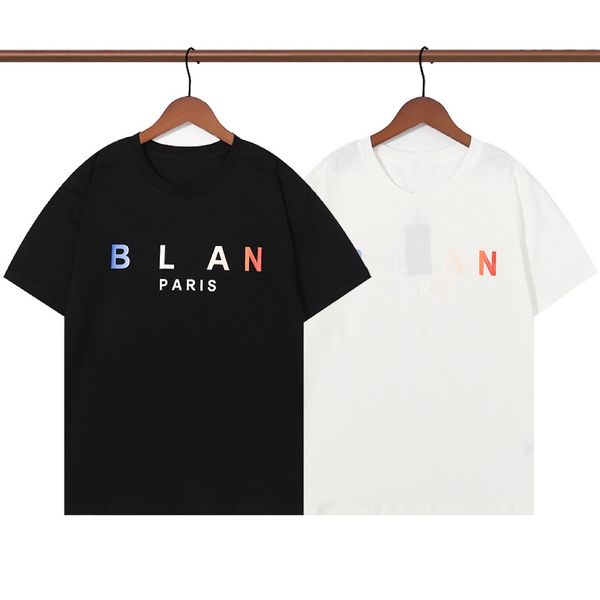 

2022 men women t shirt 2 style black and white 100% cotton spring/summer short sleeve size s-2xl selection, White;black