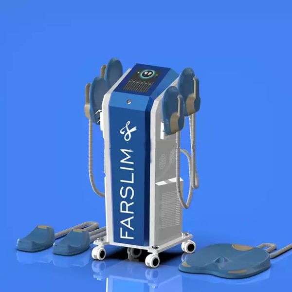 

new look and color rf equipment latest 4 handle dls-emslim muscle-stimulating body beautician safe and efficient body shaping experience