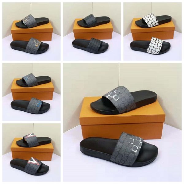 

luxury slipper designer sandal italy brand slides women slippers flat bottom flip flop sneakers boots casual shoe by hoe99 021, Black