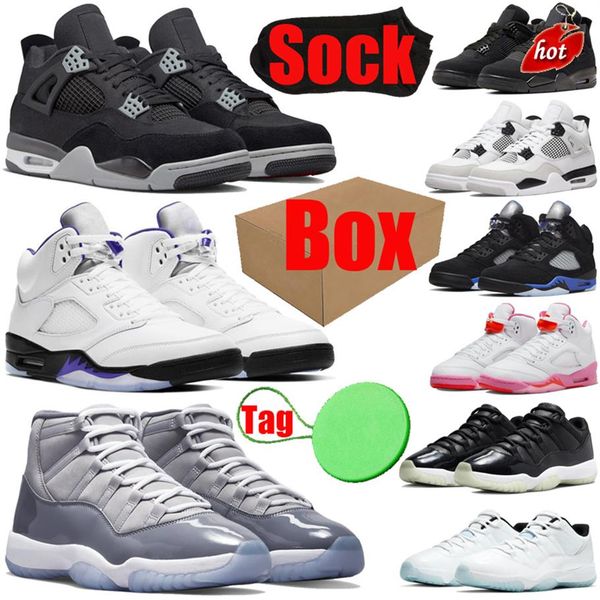 

with box jumpman 4s 5s 11s basketballs shoes for mens womens military black cats canvas cool grey 4 5 11 infrared concord university bl278x