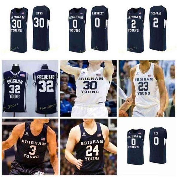 

sj ncaa college byu cougars basketball jersey 2 zac seljaas 21 trevin knell 23 yoeli childs 24 evan troy 25 gavin baxter custom stitched, Black