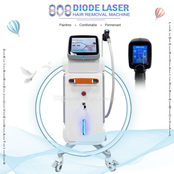 

professional 808nm machine diode laser hair removal ice titanium facial painless hair reduction semiconductor lazer, Black