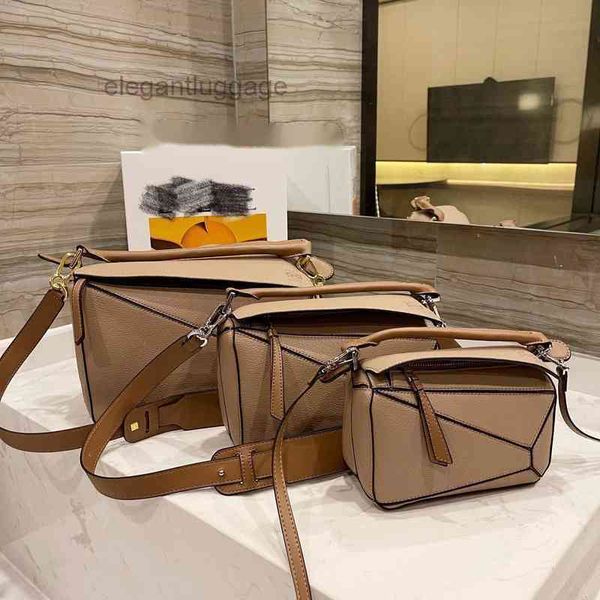 

designer loews puzzles shoulder bag handbag bags geometric brand classic versatile fashion large medium small stitching diagonal span 40w2 7