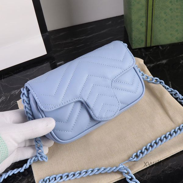 

handbags evening crossbody chain bag women purse v-quilting genuine leather solid color pocket snap fastener wallets ma