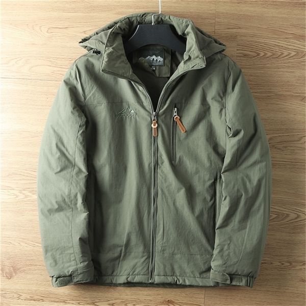 

men s jackets spring autumn waterproof outdoor hiking trekking with hood windbreaker fleece lined warm hooded mens coats 220921, Black;brown