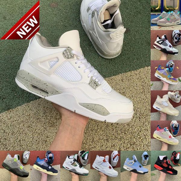 

taupe haze 4 men women basketball shoes 4s red thunder university blue white cement union guava ice jordn designer black cat metallic