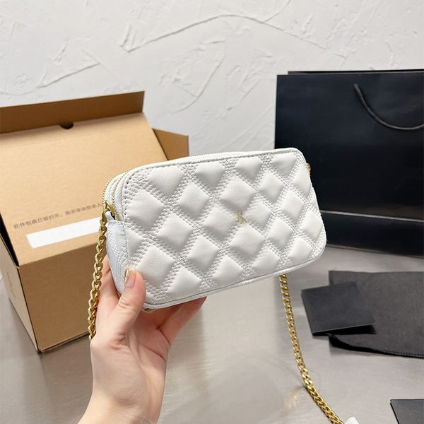 

5a quality designer bag lambskin material celebrity same style soft wax camera luoluo bag ladies shoulder loulou wallet