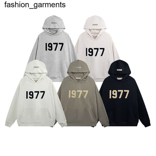 

men's hoodies sweatshirts autumn and winter new high street fashion chest letter essential simple men's and women's hoodie, Black