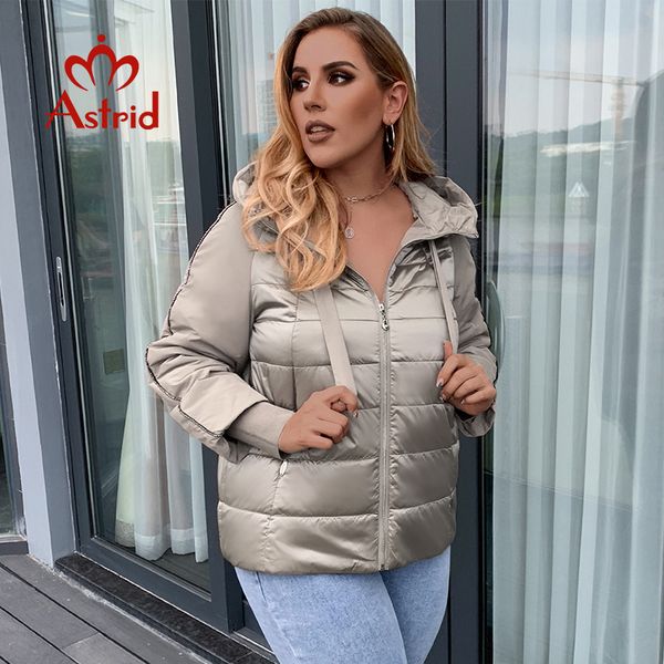 

women s plus size outerwear coats astrid autumn coat women outwear trend jacket short parkas padded casual fashion female warm size am 8601, Black