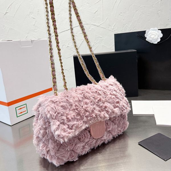 

2022ss fashion women tweed classic flap shoulder bag luxury matelasse chain quilted large capacity casual versatile designer bag trendy cros
