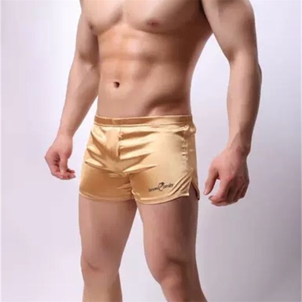 

underpants emulation silk household pants men's shorts pants of home 220921, Black;white
