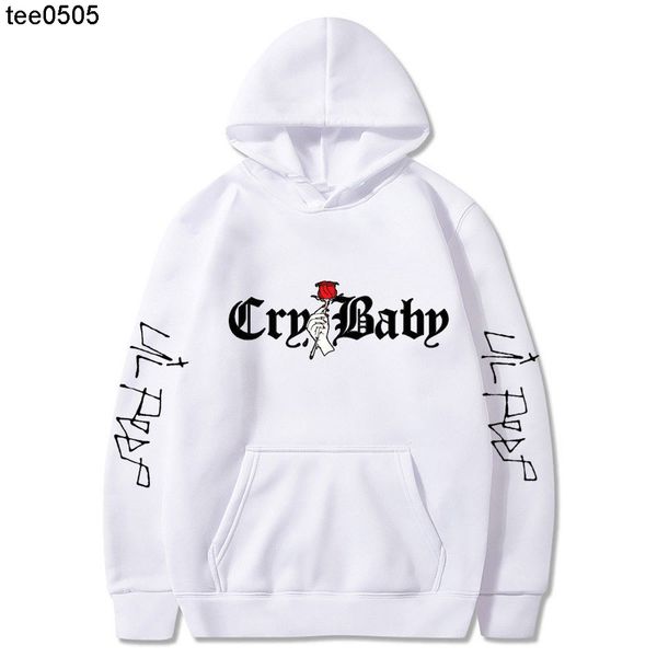 

new graffiti american rap singer lil peep hoodie men's and women's plush warm sweater, Black