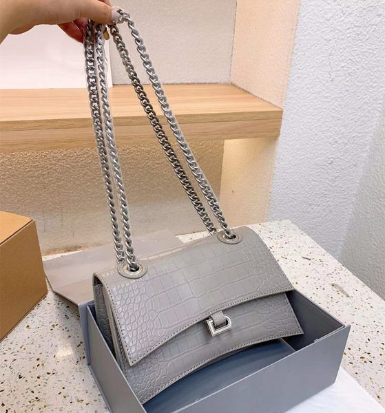 

alligator hourglass chain bags designer bag woman shoulder tote bag luxury handbag vintage pochette purse lady handbags leather 5a