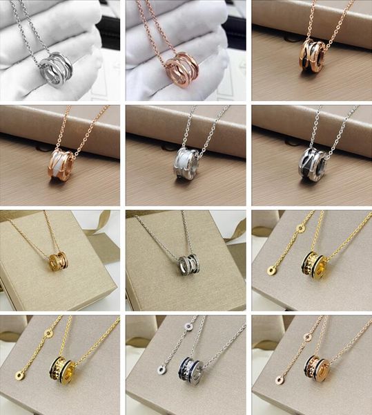 

Hollow Stereo Necklace Party Favor Retro Sterling Men's and Women's Small Pendant Necklaces with Gift Box 17851 s