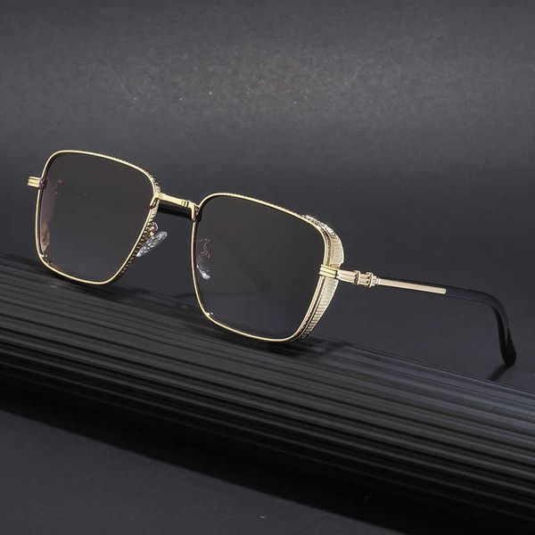 

sunglasses square mens steampunk ins small frame trend shades, White;black
