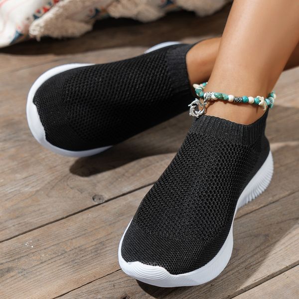 

women loafers shoes soft sole flats mesh socks sneakers shoes casual ladies pu leather oxford non-slip comfortable mother fashion, Red;white