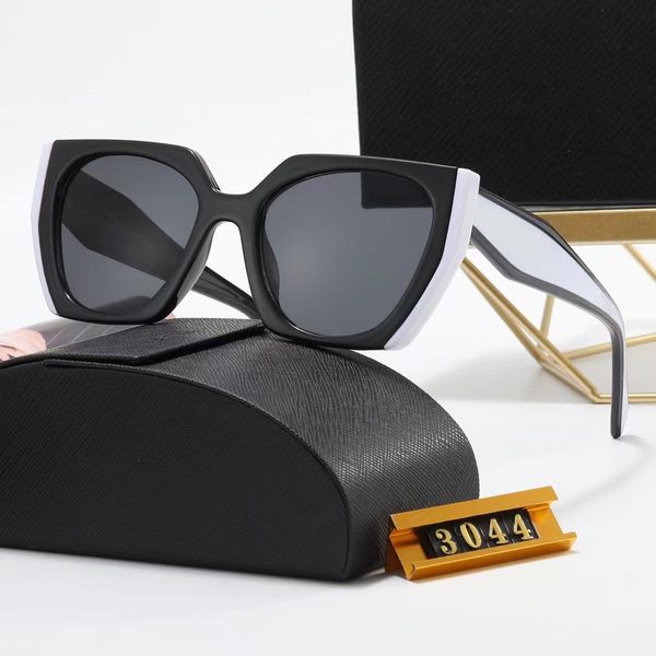 

2023 designer sunglasses men women uv400 polarized lenses cat eye full frame sun glasses outdoor sports cycling driving travel, White;black