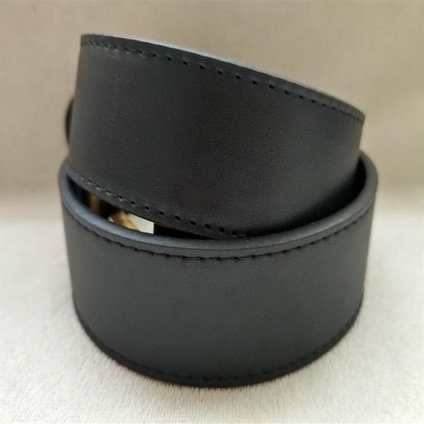 

men women belt big gold buckle genuine leather classical belts ceinture 20283184, Black;brown