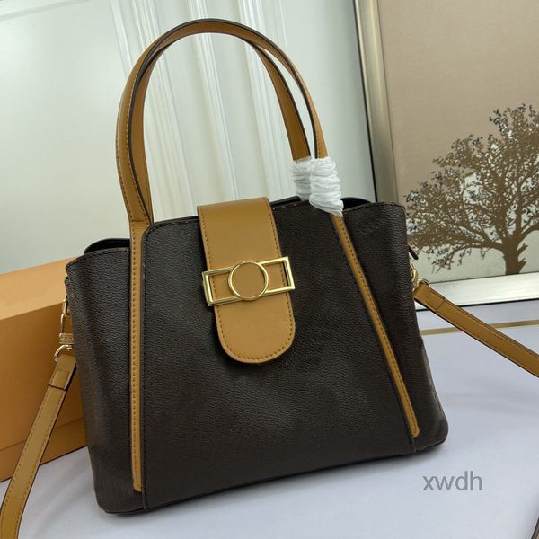 

evening bags flower old handbag popular portable crossbody bag cowhide printed coated canvas practical and fashionable lady elegant shoulde