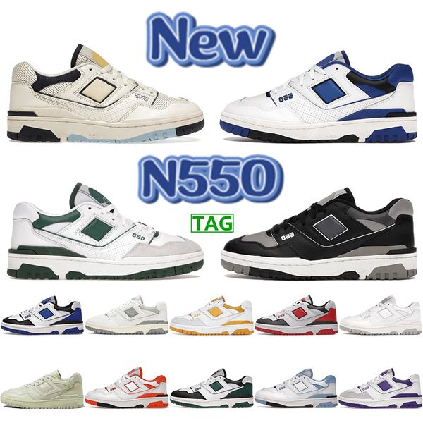 

basketball shoes 550s sneakers sports trainers cream navy blue white green shadow sea salt varsity gold new n550 unc syracuse men women