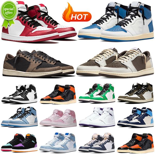 

og jumpman 1 basketball shoes 1s travis scotts lows reverse mocha men women sneakers bred panda chicago shattered backboard obsidian unc