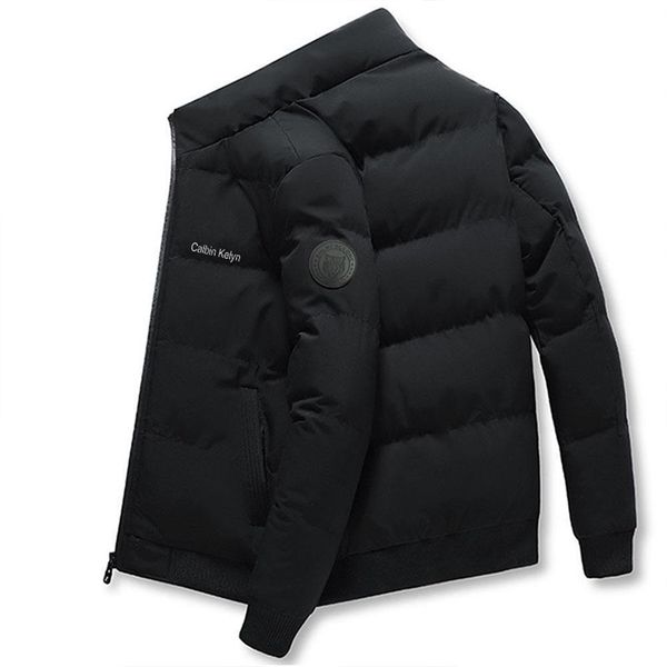 

men's down parkas jacket warm thick puffer water and wind-resistant breathable coat casual big size men s 220922, Black