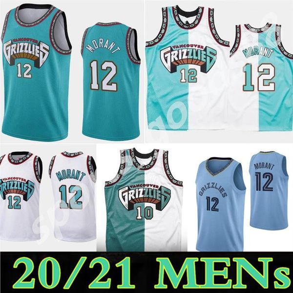 

custom 2021 printed trae men woman kids 12 ja morant basketball jerseys259c, Black