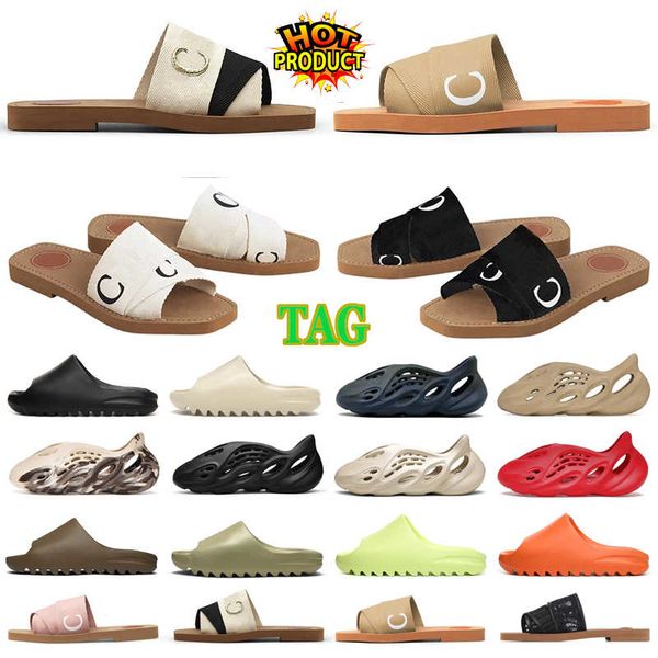 

slippers big size designer slide sandals slippers men women cream clay slides shoes ochre vermillion mxt moon gray mx mineral blue bone whit, Black