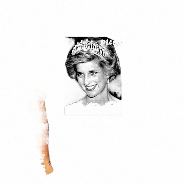 

men's t-shirts t-shirt imprim lady diana ref 1730 t9gx#, White;black