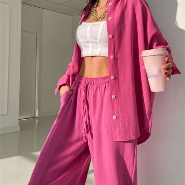 

women's two piece pants casual green suit for women with wide trousers shirt oversize 2 piece sets womens outfits pants and tracksuit p, White