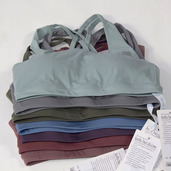 

2022 yoga outfits new align lu-07 women's bra fi running casual women's breathable quick dry