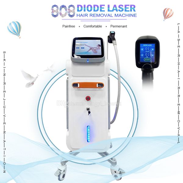 

painless 808nm diode laser hair removal beauty machine 808 hair remover, Black