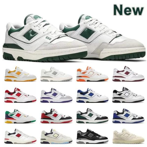 

casual shoes 550s sneakers sports trainers cream navy blue white green shadow sea salt varsity gold new n550 unc syracuse men women
