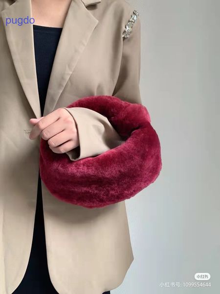 

bottegas bag jodie bags handbags venetas online sale 21 autumn and winter new knotted mini women's wool plush hobo have sj1e