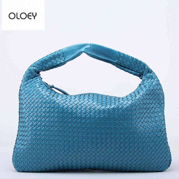 

fashion woman's bottegaa designer bags venetaa luxury handbag oloey new classic women woven bag star sheepskin dumpling casual fashion