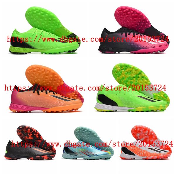 

mens soccer shoes x speedportal.1 tf turf cleats football boots soft leather comfortable training scarpe calcio