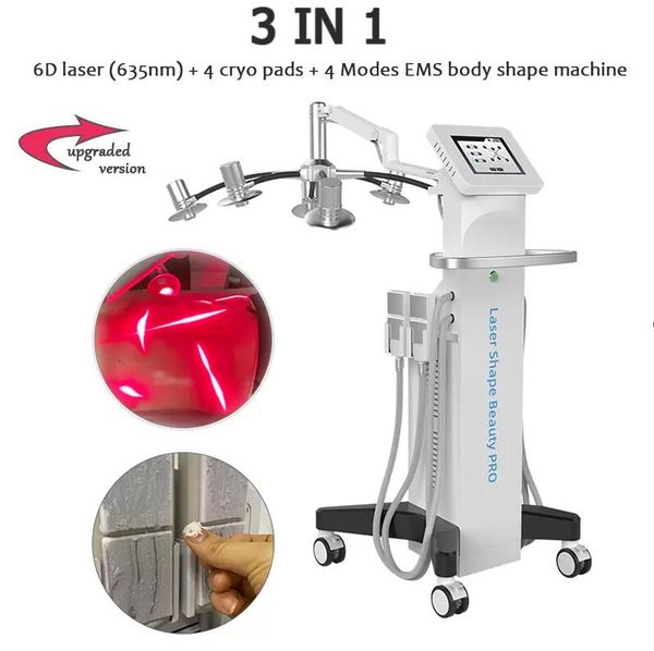 

powerful 635nm slimming fat reduction red light therapy weight loss diode laser ems cryo pads cavitation body shape skintighten reduce cellu