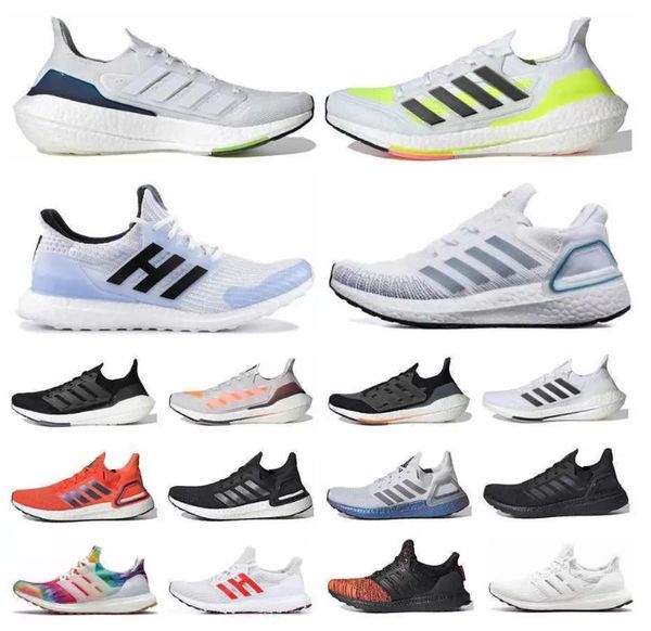 

casual run trainer sneakers triple black white solar yellow blue gold metallic tech indigo purple dash grey ultraboosts 20 ub 6.0 men's