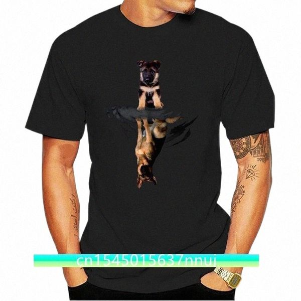 

men's t-shirts men t shirt german shepherd love women t-shirt 87yv#, White;black