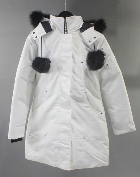 

men's down parkas winter jackets outdoor moose coats windproof overcoat waterproof and snow proof jacket thick colla real wolf fur 72, Black