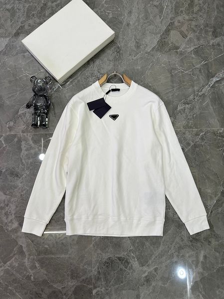 

new men's crew neck sweatshirts designer style comfortable casual sweater top, Black