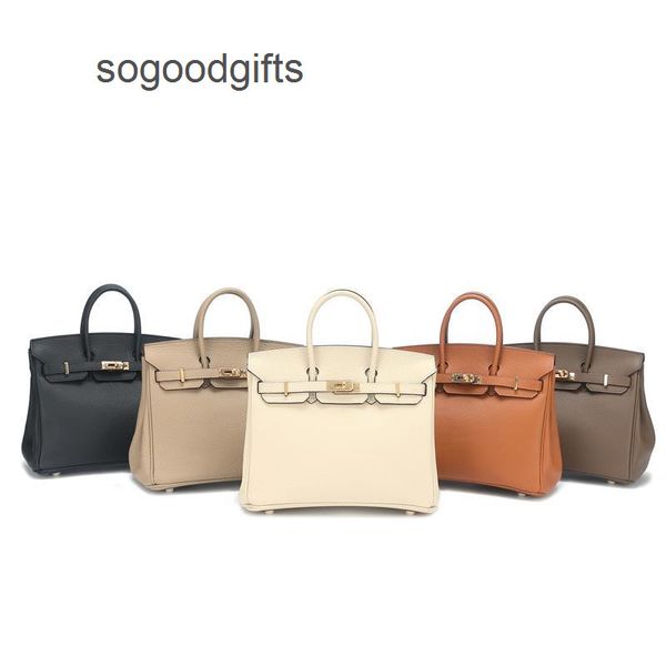 

designer bags luxury genuine leather herme women's handbags 25 litchi pattern bag 2022 spring and summer new fashion leather large capa