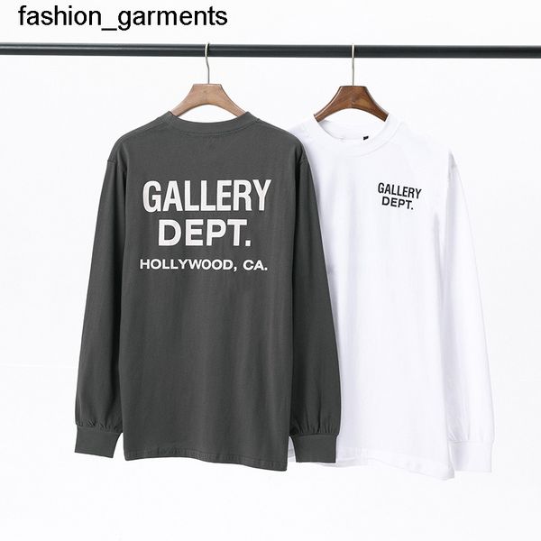 

men's hoodies sweatshirts clothing gary dept los angeles alphabet print round neck long sleeve many star bottoms, Black