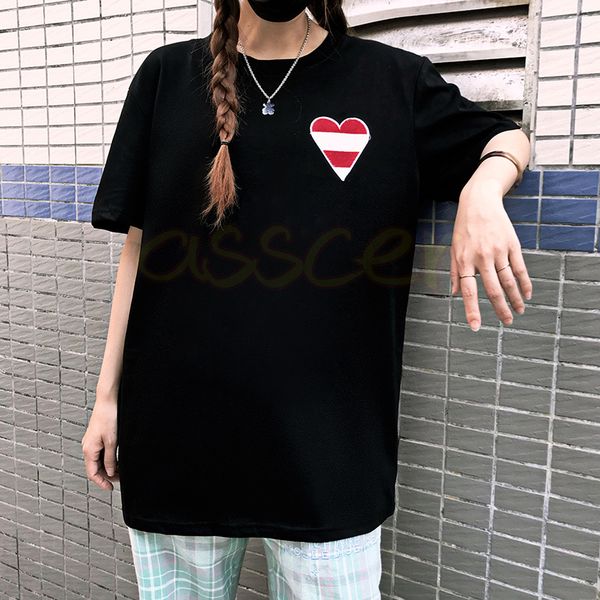 

womens clothing ladies round neck embroidery girls casual loose summer tees asian size s-xl, White