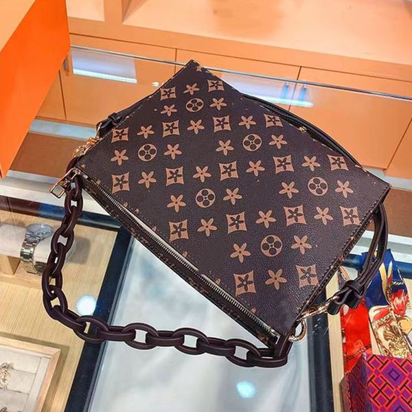 

fashion one shoulder messenger bag 2023 new classic old flower all-match clutch