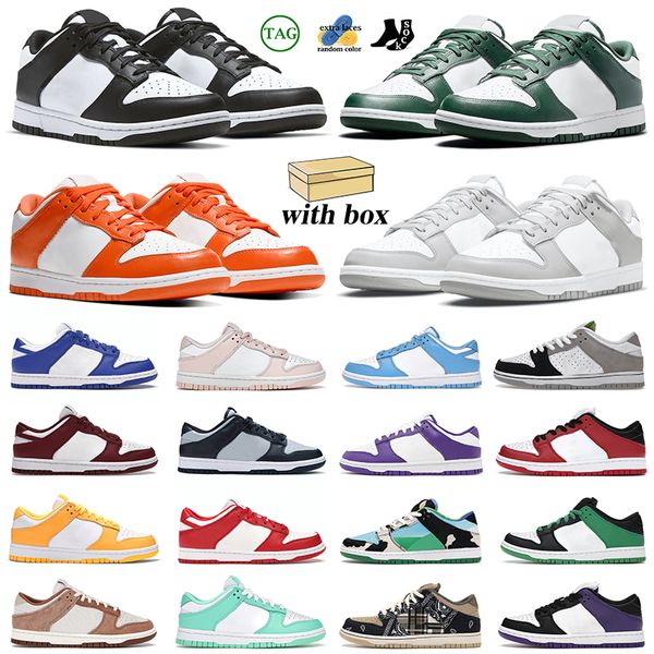 

sb low with box running shoes men women panda triple pink green halloween safari mummy racer blue lows mens trainers sports sneakers