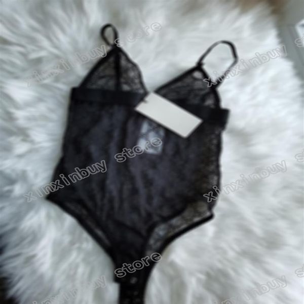 

21ss italian spring summer new high fashion chain letters lace womens swimwear black 07178v, White;black
