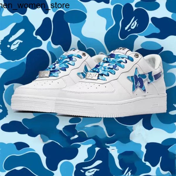 

dress shoes designer apes sta camouflage tricolor casual skateboard ma siwei same men color contrast high street versatile low skateboard sh, Black