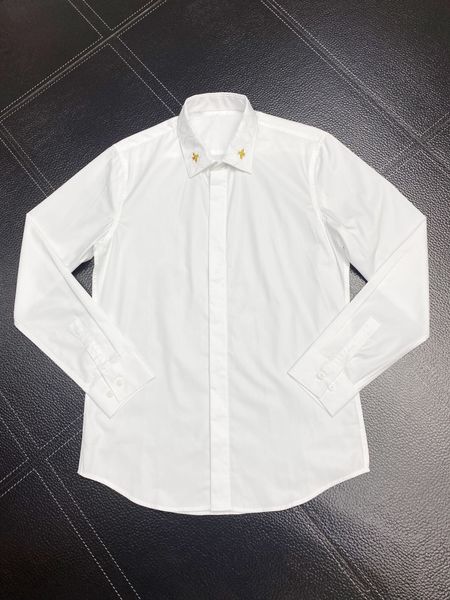 

men's dress shirt slim fit flex collar stretch pint brand clothing men long sleeve dress shirts hip hop style quality cotton 12484, White;black